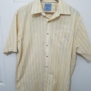 L.L. Bean Button Down Short Sleeve Sz Large Tall